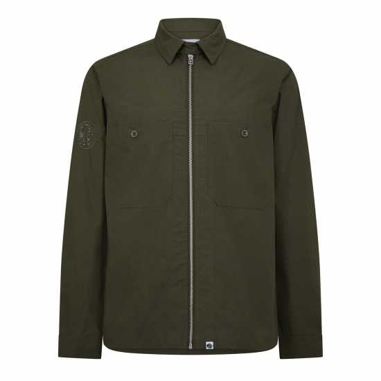 Pretty Green Men's Boston Tailored Fit Overshirt  