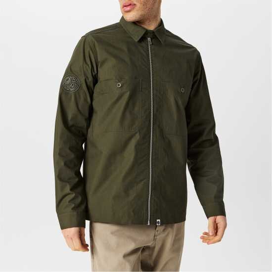 Pretty Green Men's Boston Tailored Fit Overshirt  