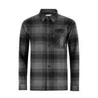 Firetrap Карирана Мъжка Риза Check Shirt Mens Черен проверка Мъжки ризи