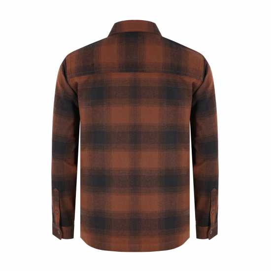 Мъжки ризи Firetrap Карирана Мъжка Риза Check Shirt Mens Кафява проверка Firetrap Карирана Мъжка Риза Check Shirt Mens Кафява проверка Мъжки ризи