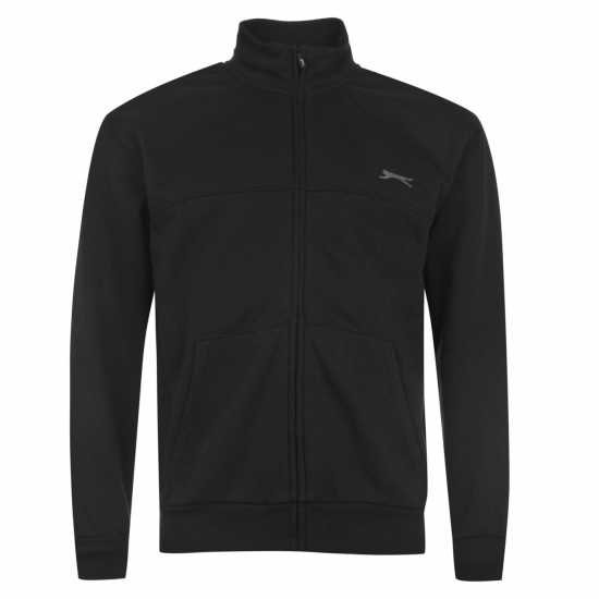 Мъжки полар Slazenger Мъжко Яке С Цял Цип Full Zipped Jacket Mens Черно Slazenger Мъжко Яке С Цял Цип Full Zipped Jacket Mens Черно Мъжки полар