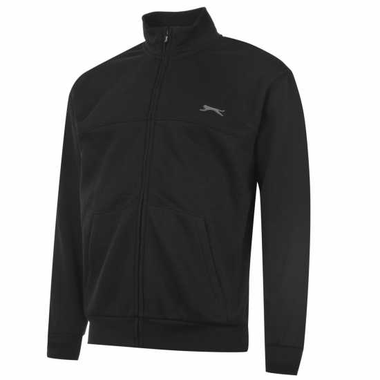 Мъжки полар Slazenger Мъжко Яке С Цял Цип Full Zipped Jacket Mens Черно Slazenger Мъжко Яке С Цял Цип Full Zipped Jacket Mens Черно Мъжки полар