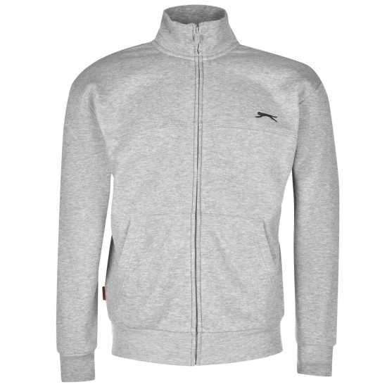 Мъжки полар Slazenger Мъжко Яке С Цял Цип Full Zipped Jacket Mens Сив марл Slazenger Мъжко Яке С Цял Цип Full Zipped Jacket Mens Сив марл Мъжки полар