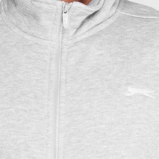Мъжки полар Slazenger Мъжко Яке С Цял Цип Full Zipped Jacket Mens Сив марл Slazenger Мъжко Яке С Цял Цип Full Zipped Jacket Mens Сив марл Мъжки полар