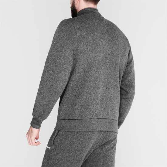 Мъжки полар Slazenger Мъжко Яке С Цял Цип Full Zipped Jacket Mens Тъмно сиво марл Slazenger Мъжко Яке С Цял Цип Full Zipped Jacket Mens Тъмно сиво марл Мъжки полар