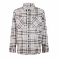 Мъжки ризи Jack Wills Check Overshirt Кафяво каре Jack Wills Check Overshirt Кафяво каре Мъжки ризи