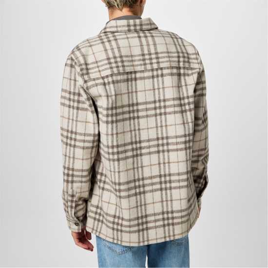 Мъжки ризи Jack Wills Check Overshirt Кафяво каре Jack Wills Check Overshirt Кафяво каре Мъжки ризи
