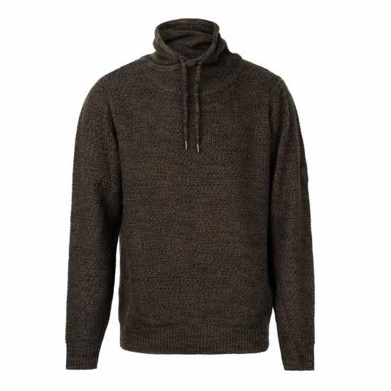 Firetrap Cowl Neck Jumper Men Хаки Firetrap Cowl Neck Jumper Men Хаки