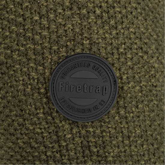 Firetrap Cowl Neck Jumper Men Хаки Firetrap Cowl Neck Jumper Men Хаки