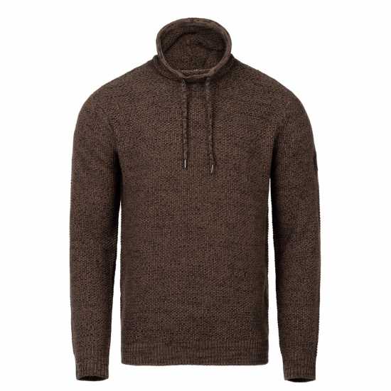 Firetrap Cowl Neck Jumper Men Хаки Firetrap Cowl Neck Jumper Men Хаки