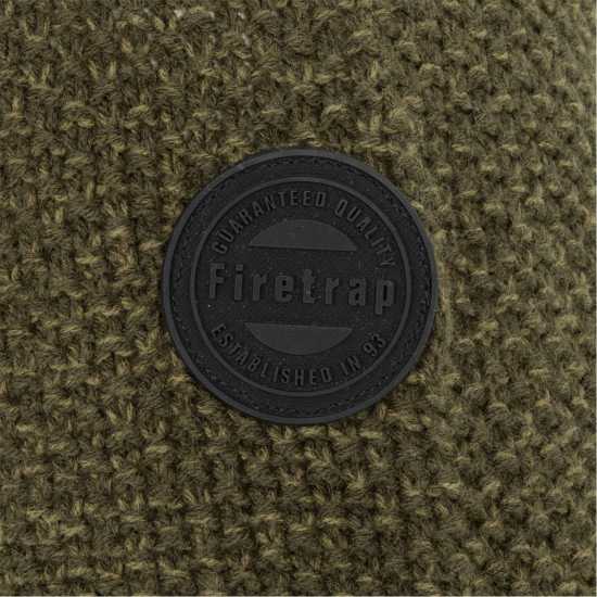 Firetrap Cowl Neck Jumper Men Хаки Firetrap Cowl Neck Jumper Men Хаки
