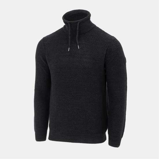 Firetrap Cowl Neck Jumper Men Морска синьо 
