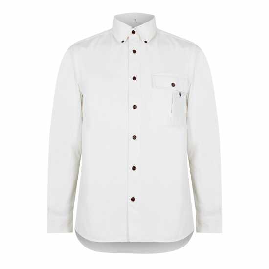 Pretty Green Men's Long-Sleeve Plain Shirt  