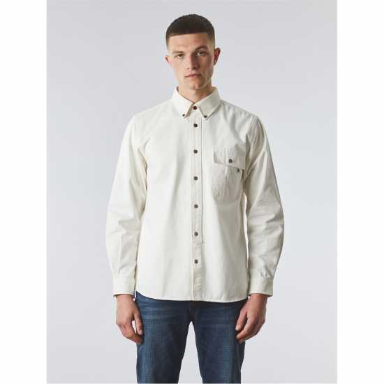 Pretty Green Men's Long-Sleeve Plain Shirt  