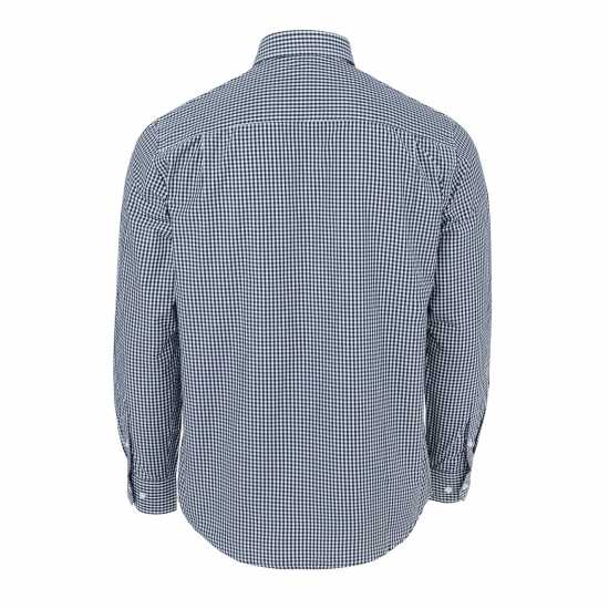 Мъжки ризи Fabric Мъжка Риза Дълъг Ръкав Classic Poplin Long Sleeve Shirt Mens Синьо гингам Fabric Мъжка Риза Дълъг Ръкав Classic Poplin Long Sleeve Shirt Mens Синьо гингам Мъжки ризи