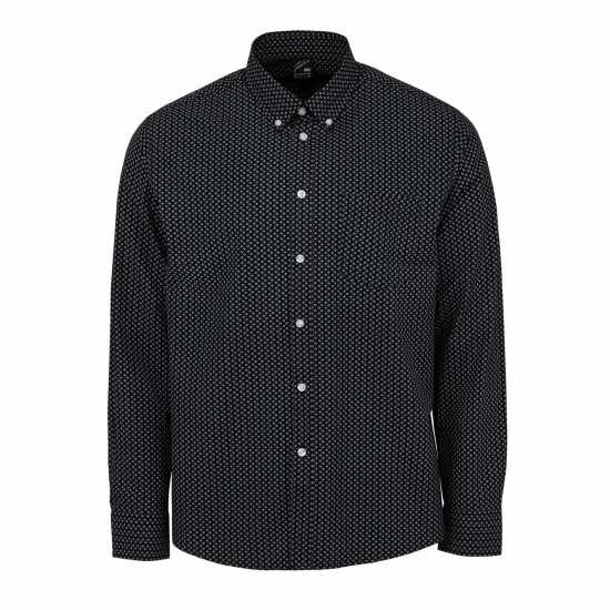 Мъжки ризи Fabric Мъжка Риза Дълъг Ръкав Classic Poplin Long Sleeve Shirt Mens Черно Джио Fabric Мъжка Риза Дълъг Ръкав Classic Poplin Long Sleeve Shirt Mens Черно Джио Мъжки ризи