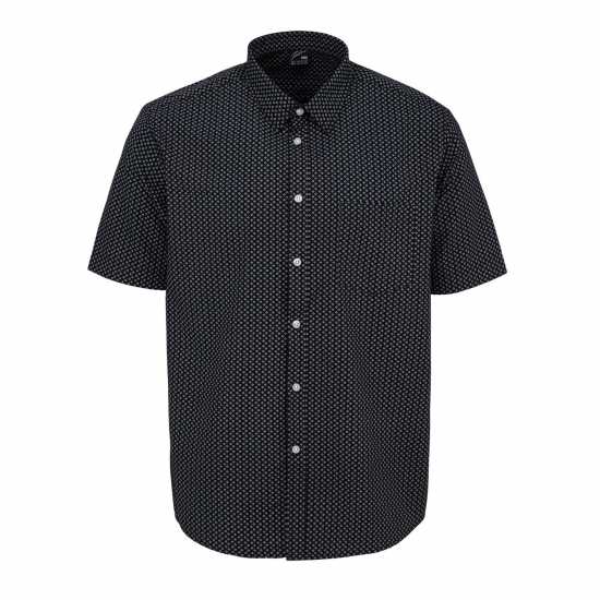 Мъжки ризи Fabric Мъжка Риза Short Sleeve Poplin Shirt Mens Черно Джио Fabric Мъжка Риза Short Sleeve Poplin Shirt Mens Черно Джио Мъжки ризи