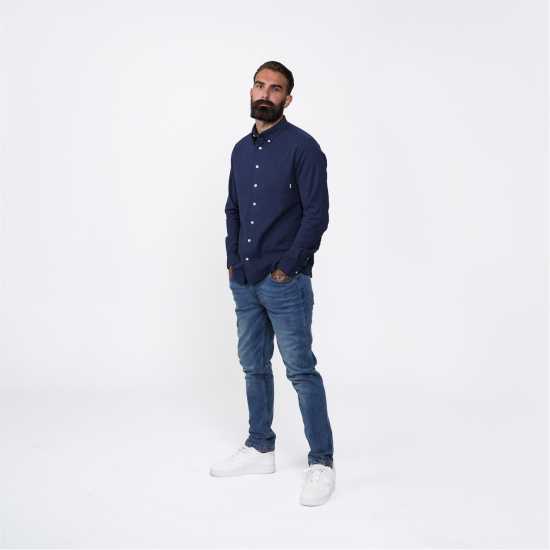 Мъжки ризи Firetrap Мъжка Риза Оксфорд Basic Oxford Shirt Mens Морска синьо Firetrap Мъжка Риза Оксфорд Basic Oxford Shirt Mens Морска синьо Мъжки ризи