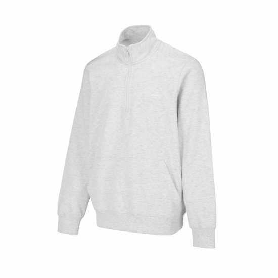 Slazenger Мъжки Полар С Цип Zip Fleece Mens Ледена марла Мъжки полар
