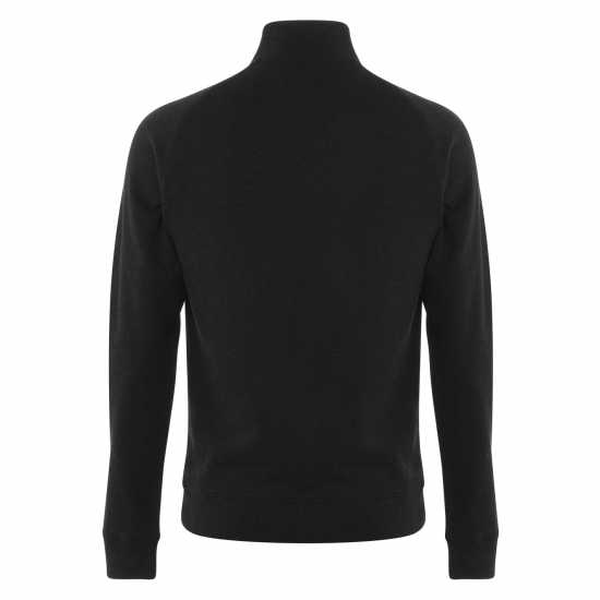 Пуловер С Цип Farah Jim Zip Jumper Black 010 Мъжки полар