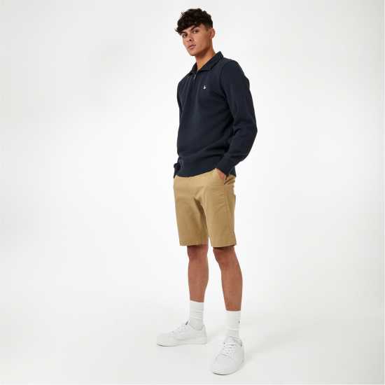 Jack Wills Jack Barchester Quarter Zip Sweatshirt Морска синьо Jack Wills Jack Barchester Quarter Zip Sweatshirt Морска синьо