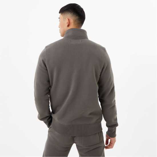 Jack Wills Barchester Quarter Zip Sweatshirt Сланина Мъжки полар