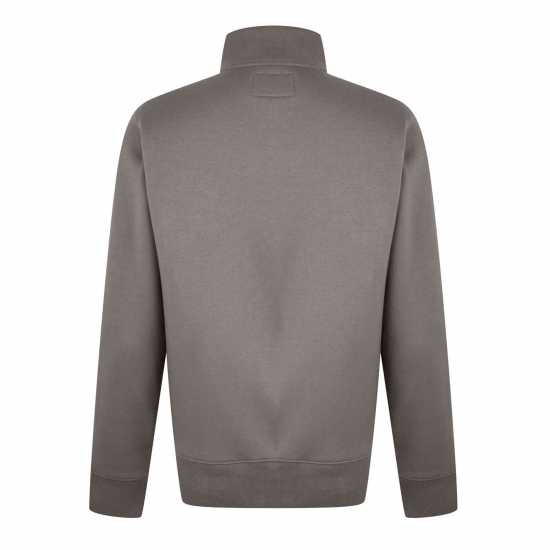 Jack Wills Barchester Quarter Zip Sweatshirt Сланина Мъжки полар
