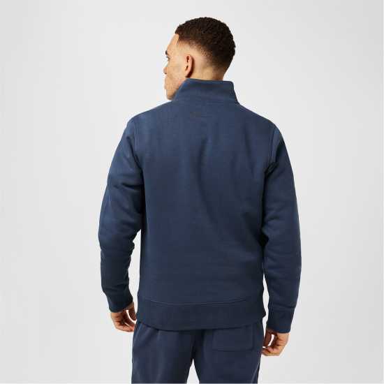 Мъжки полар Jack Wills Barchester Quarter Zip Sweatshirt Нощно небе Jack Wills Barchester Quarter Zip Sweatshirt Нощно небе Мъжки полар