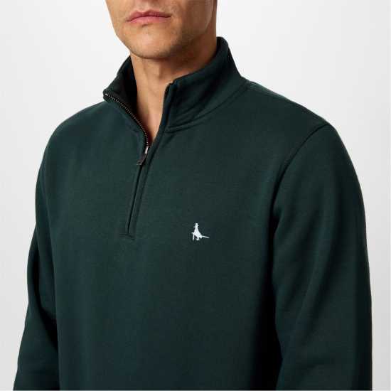 Jack Wills Barchester Quarter Zip Sweatshirt Винограден Мъжки полар