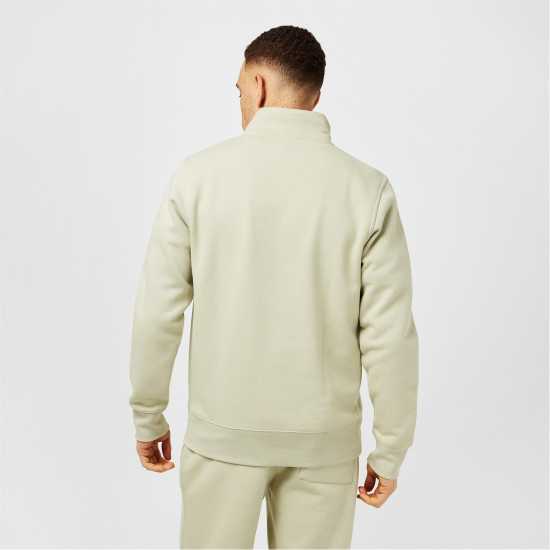 Jack Wills Barchester Quarter Zip Sweatshirt Писташка Мъжки полар
