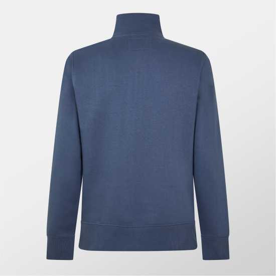 Мъжки полар Jack Wills Barchester Quarter Zip Sweatshirt Faded Indigo Jack Wills Barchester Quarter Zip Sweatshirt Faded Indigo Мъжки полар