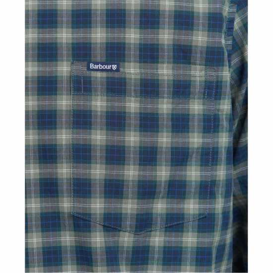 Barbour Lomond Tailored Shirt Blue Tartan 