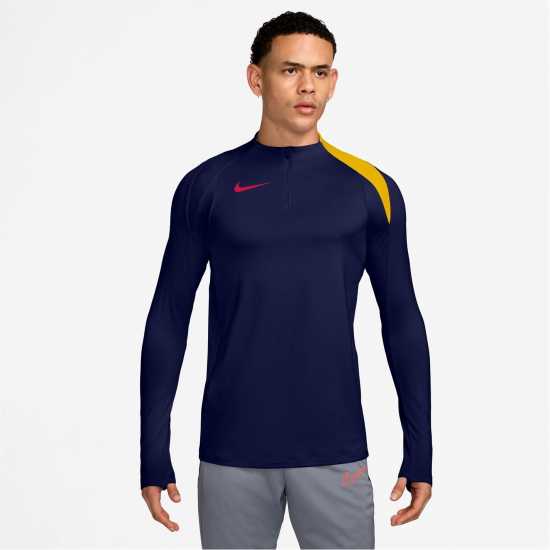 Мъжки горнища с цип Nike Strike 1/2-Zip Drill Top Mens Blue/Orange Nike Strike 1/2-Zip Drill Top Mens Blue/Orange Мъжки горнища с цип