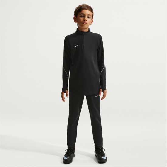Nike Детско Горнище За Тренировка Strike Drill Top Juniors Черно/Бяло Детски горнища с цип