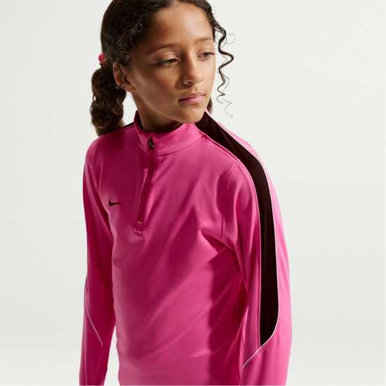 Nike Детско Горнище За Тренировка Strike Drill Top Juniors Pink/Black 