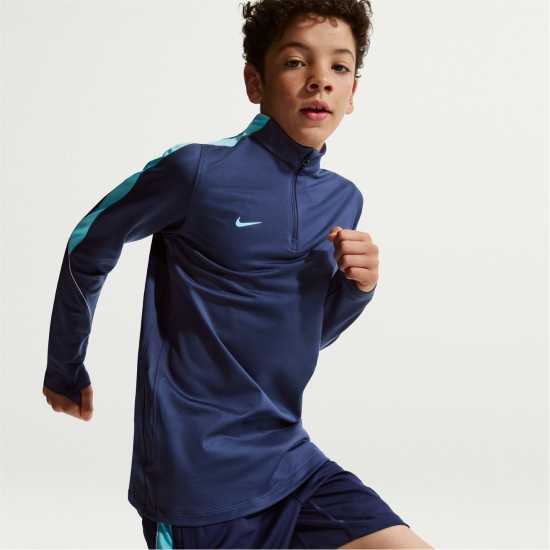 Nike Детско Горнище За Тренировка Strike Drill Top Juniors Midnight Navy 