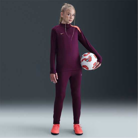 Nike Детско Горнище За Тренировка Strike Drill Top Juniors Бордо 