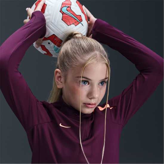 Nike Детско Горнище За Тренировка Strike Drill Top Juniors Бордо 