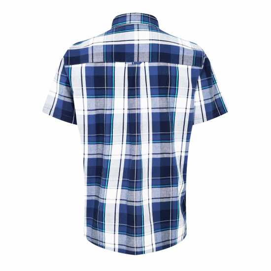 Lee Cooper Карирана Дамска Риза Cooper Men's Check Shirt Нави проверка Мъжки ризи