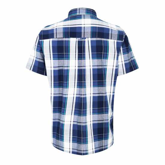 Lee Cooper Карирана Дамска Риза Cooper Men's Check Shirt Нави проверка Мъжки ризи