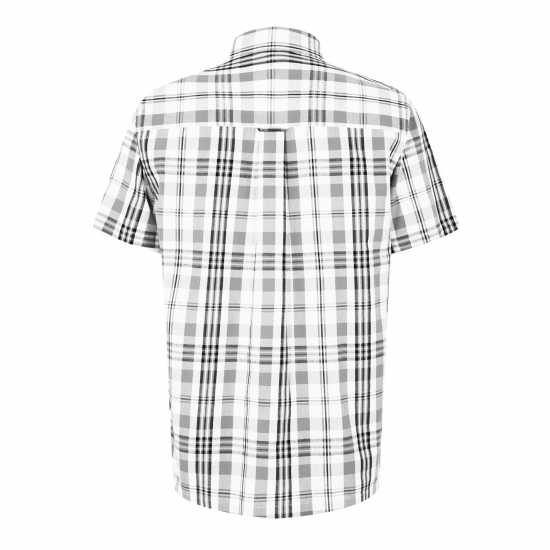 Мъжки ризи Lee Cooper Карирана Дамска Риза Cooper Men's Check Shirt Бяла проверка Lee Cooper Карирана Дамска Риза Cooper Men's Check Shirt Бяла проверка Мъжки ризи