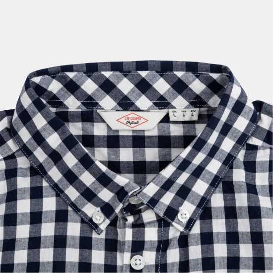 Мъжки ризи Lee Cooper Мъжка Риза Къс Ръкав Check Short Sleeve Shirt Mens Lee Cooper Мъжка Риза Къс Ръкав Check Short Sleeve Shirt Mens Мъжки ризи