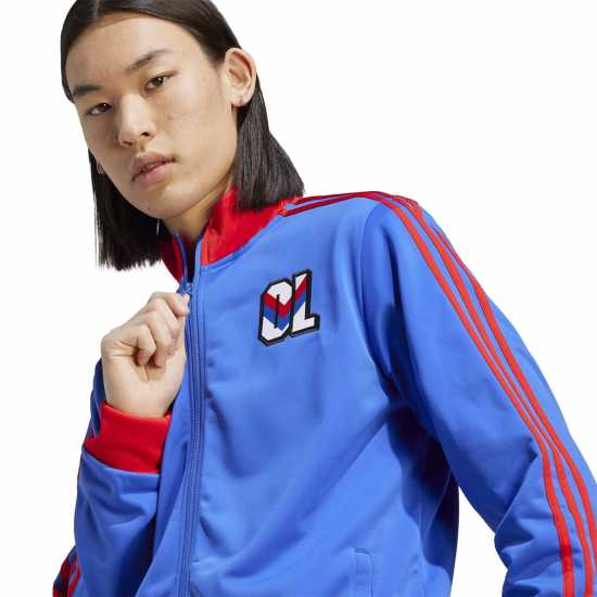 Adidas Спортно Горнище Olympique Lyonnais Dna Track Top 2023 2024 Adults  Футболни екипи за бягане