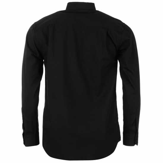 Reebok Мъжка Риза Дълъг Ръкав Pierre Cardin Long Sleeve Shirt Mens Black Мъжки ризи
