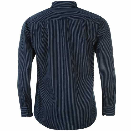 Мъжки ризи Pierre Cardin Мъжка Риза Дълъг Ръкав Long Sleeve Shirt Mens Navy Stripe Pierre Cardin Мъжка Риза Дълъг Ръкав Long Sleeve Shirt Mens Navy Stripe Мъжки ризи