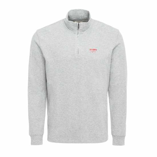 Lee Cooper C Quarter Zip Сиво Мъжки полар