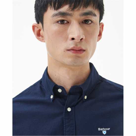 Barbour Oxtown Tailored Shirt Navy NY91 