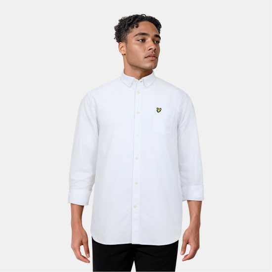 Lyle And Scott Oxford Shirt Бял 626 