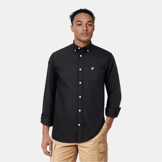 Lyle And Scott Oxford Shirt Черен Z865 Lyle And Scott Oxford Shirt Черен Z865