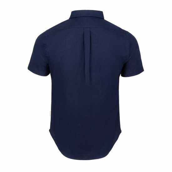 Мъжки ризи Lee Cooper Cooper Short Sleeve Oxford Shirt Морска синьо Lee Cooper Cooper Short Sleeve Oxford Shirt Морска синьо Мъжки ризи